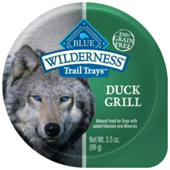 Blue Buffalo Wilderness Trail Trays Duck Grill Dog Food Cup