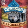Blue Buffalo Wilderness Wolf Creek Salmon Stew Canned Dog Food - 12.5 Oz - Case of 12