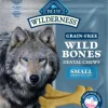 Blue Buffalo Wilderness Wild Bone Crunchy Dog Biscuit Treats - Small - 10 Oz