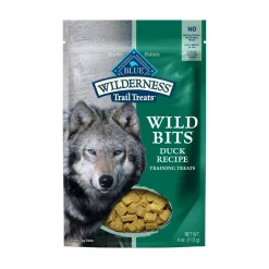 Blue Buffalo Wilderness Wild Bits High-Protein Grain-Free Duck Moist Training Dog Treats - 4 Oz