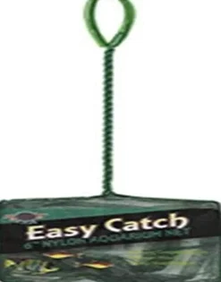 Blue Ribbon Easy Catch Coarse Mesh Nylon Aquarium Net Green - 6 In