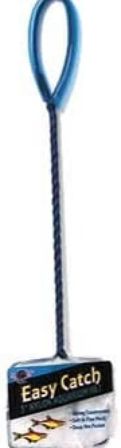 Blue Ribbon Easy Catch Fine Mesh Nylon Aquarium Net Blue - 3 In
