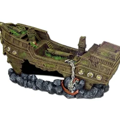 Blue Ribbon Exotic Environments Jumbo Size Shipwreck Tank Accessory