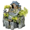 Blue Ribbon Exotic Environments Asian Cottage House W Bonsai Tank Accessory