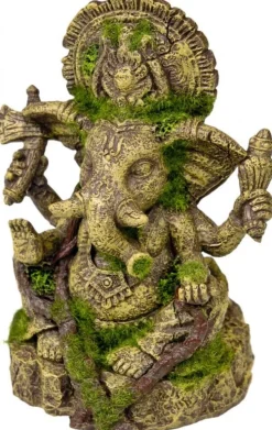 Blue Ribbon Exotic Environments Ganesha Statue With Moss Tank Accessory