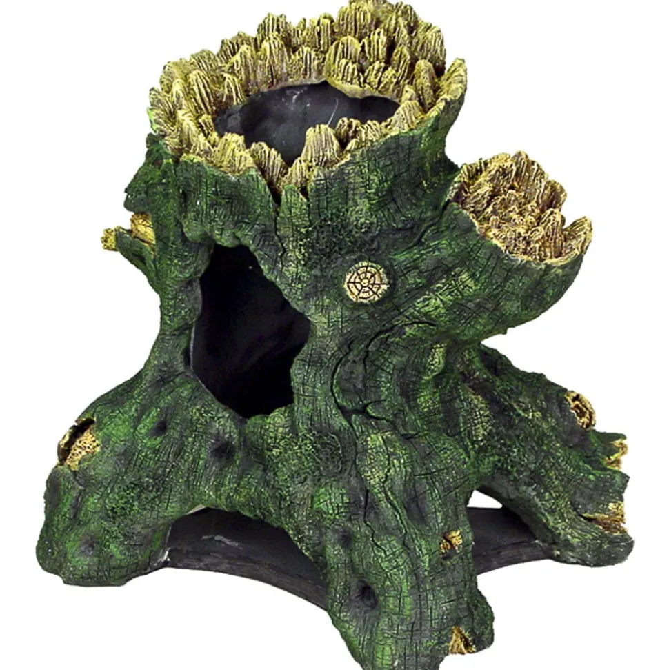 Blue Ribbon Exotic Environments Jumbo Size Hollow Tree Stump Tank Accessory