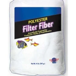 Blue Ribbon Polyester Filter Fiber Aquarium Filter Media Additives - 14 Oz