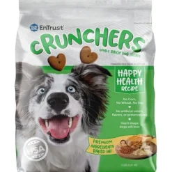 Blue Seal Entrust Crunchers Small Batch Dog Biscuits Treats - Happy Health - 2 Lbs
