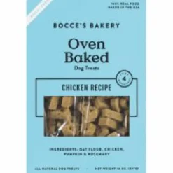 Bocce's Bakery Chicken and Pumpkin Dog Biscuits - 14 Oz