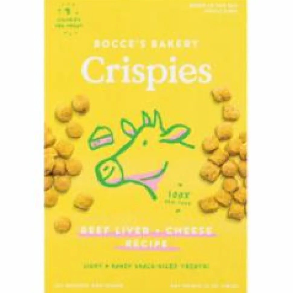 Bocce's Bakery Dog Crispies Beef Liver and Cheese Biscuits - 10 Oz