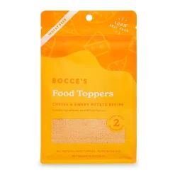 Bocce's Bakery Made in USA Wheat-Free Cheese and Sweet Potato Dog Food Topper - 8 Oz