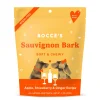 Bocce's Bakery Made in USA Sauvignon Bark Apple Strawberry and Ginger Soft and Chewy Dog Treats - 6 Oz