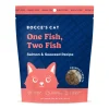 Bocce's Bakery Made in USA One Fish Two Fish Limited Ingredient Diet Seaweed and Salmon Crunchy Cat Treats - 2 Oz