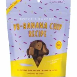 Bocce's Bakery Peanut Banana Chip Soft and Chewy Dog Treats - 6 Oz