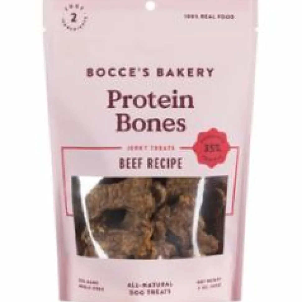 Bocce's Bakery Protein Beef Dog Biscuitsuit Bones - 5 Oz