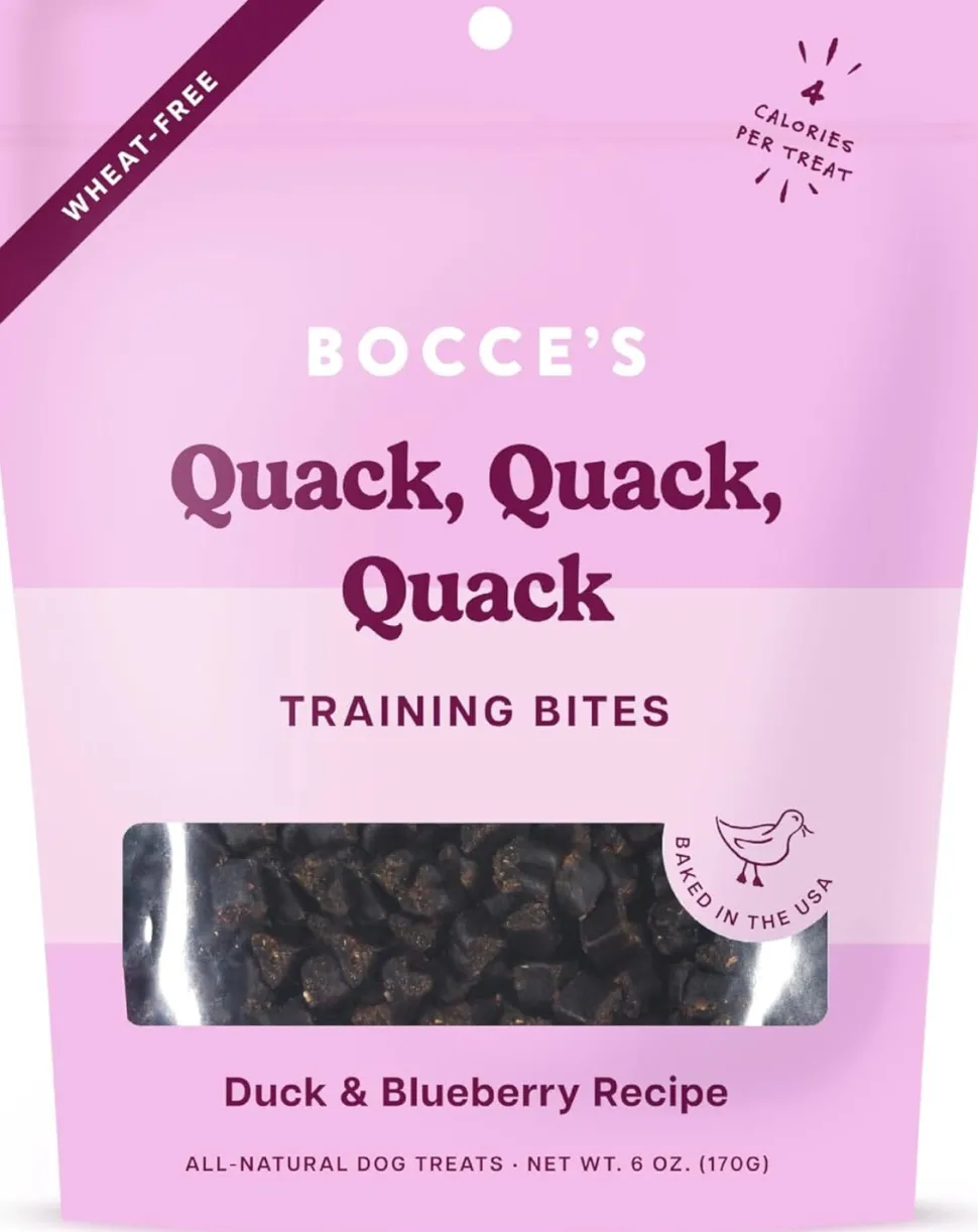 Bocce's Bakery Quack Quack Training Chewy Dog Treats - 6 Oz