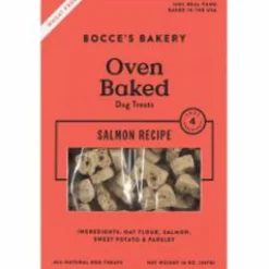 Bocce's Bakery Salmon and Sweet Potato Dog Biscuits - 14 Oz