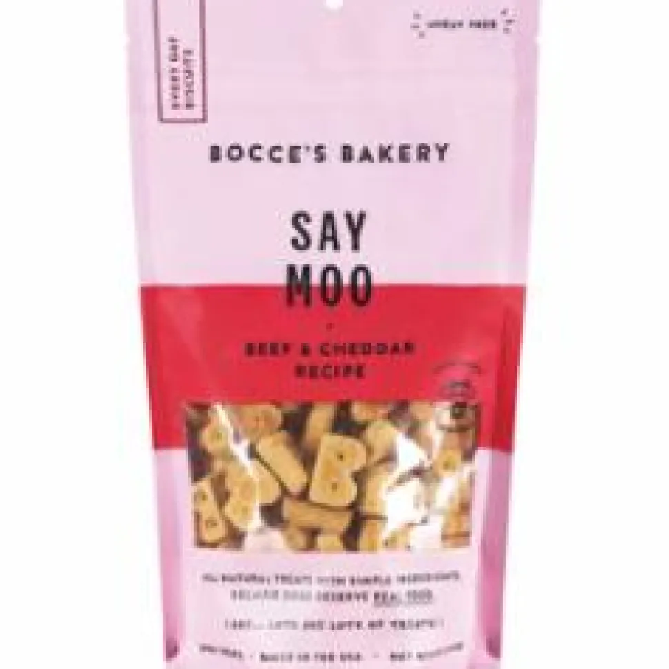 Bocce's Bakery SAY MOOOO Dog Bisuits - 12 Oz