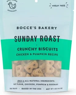 Bocce's Bakery Sunday Roast Dog Biscuits - 5 Oz