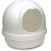 Booda Dome Cat Litter Box Pearl White - Large