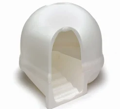 Booda Dome Cleanstep Cat Litter Box Pearl White - Large