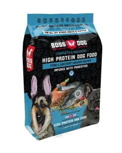 Boss Dog High-Protein Complete Diet Fish and Ancient Grain Recipe Dry Dog Food - 24 lb