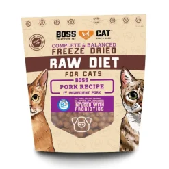 BOSS Freeze-Dried Pork Nuggets Recipe Freeze-Dried Cat Food - 9 Oz