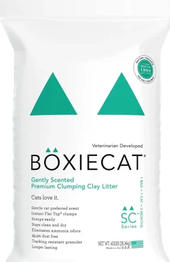 Boxiecat Gently Scented Clay Cat Litter - 40 Lbs