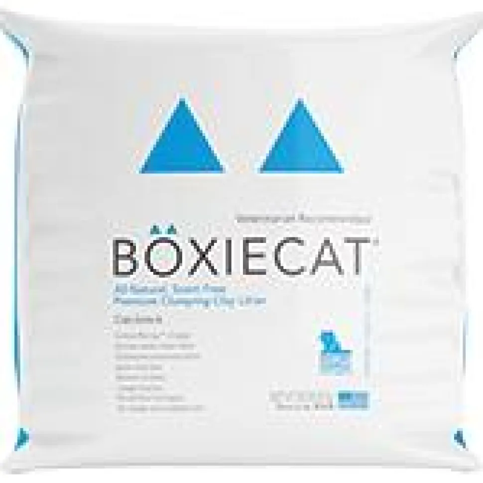 Boxiecat Scented-Free Premium Clay Cat Litter - 28 lbs