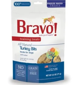 Bravo! Grain Free Turkey Freeze-Dried Training Size Dog Treats