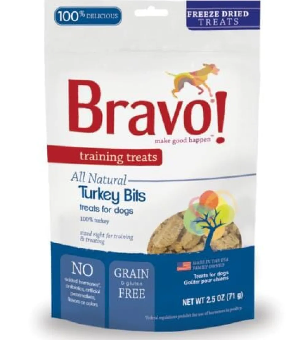 Bravo! Grain Free Turkey Freeze-Dried Training Size Dog Treats