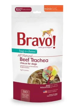 Bravo! Natural Beef Trachea Smoked Dog Chew Treats