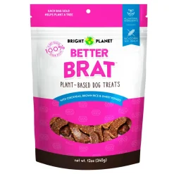 Bright Planet Pet Better Brat Dog Treat - 12 Oz