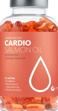Brilliant Cardio Salmon Oil Soft Gel Caps Cat and Dog Supplements - 180 Count