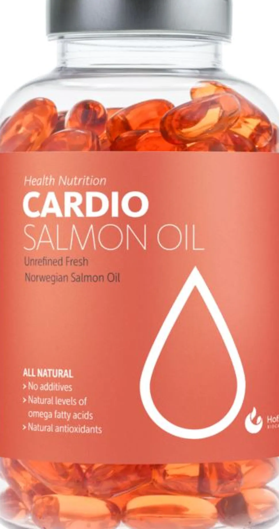 Brilliant Cardio Salmon Oil Soft Gel Caps Cat and Dog Supplements - 180 Count