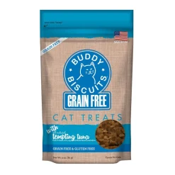 Buddy Biscuits Grain-Free Tempting Tuna Soft and Chewy Cat Treats - 3 oz Bag