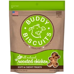 Buddy Biscuits Original Chicken Soft and Chewy Dog Treats - 6 oz Bag