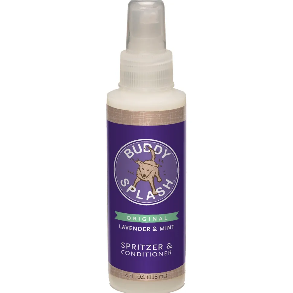 Buddy Wash Lavender & Mint Splash Spritzer Dog Deodorizer and Conditioner - 4 oz Bottle