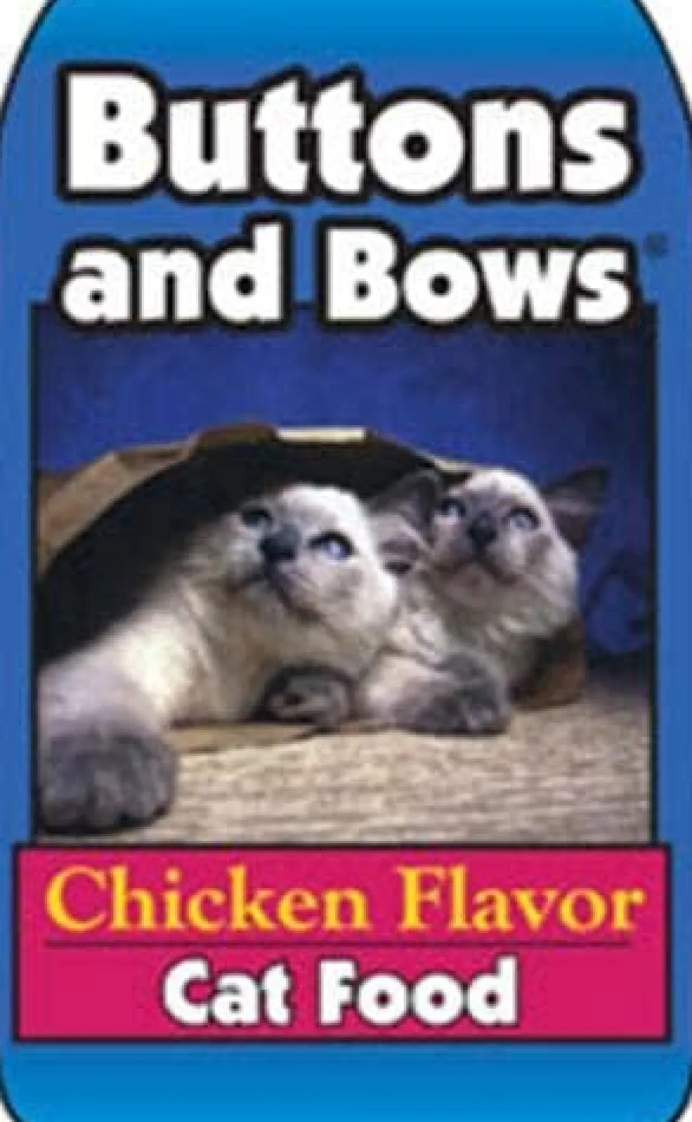 Buttons and Bows Dry Cat Food - Chicken - 40 Lbs