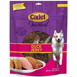 Cadet Gourmet Duck Dog Jerky Treats - Duck - 14 Oz