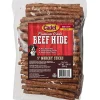 Cadet Gourmet Munchy Rawhide Sticks Natural Dog Chews - Beef - 5 In - 100 Pack