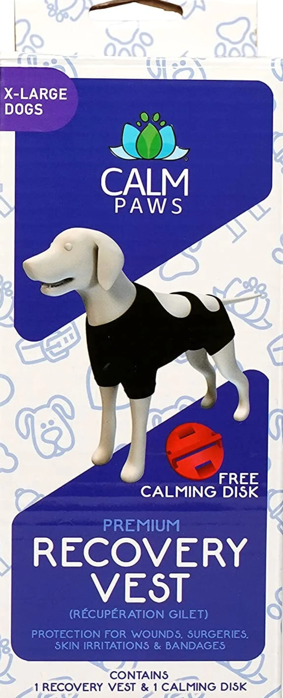 Calm Paws Calming Recovery Vest - Extra Large