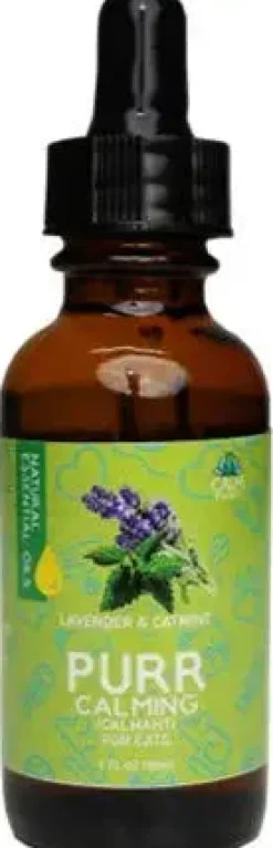 Calm Paws Essential Oil Purr Calming for Cats - Lavender/Catnip - 1 Oz