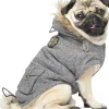 Canada Pooch Alaskan Army Salt and Pepper Dog Parka Jacket