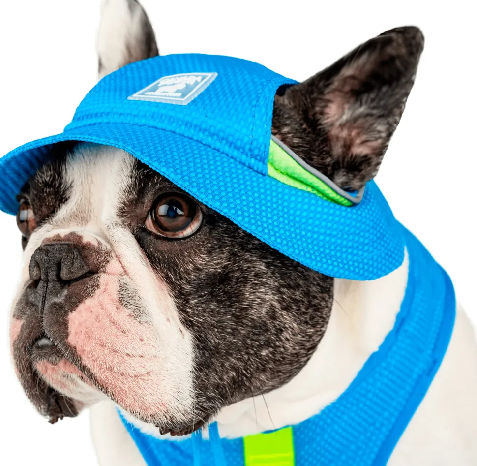 Canada Pooch Cooling Bucket Dog Hat - Blue - Extra Large