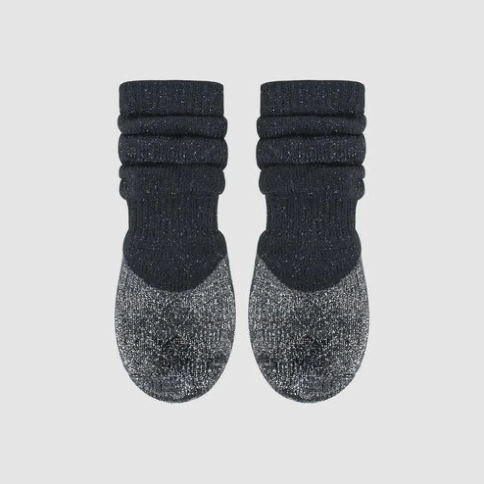 Canada Pooch Slouchy Dog Socks - Black - Small