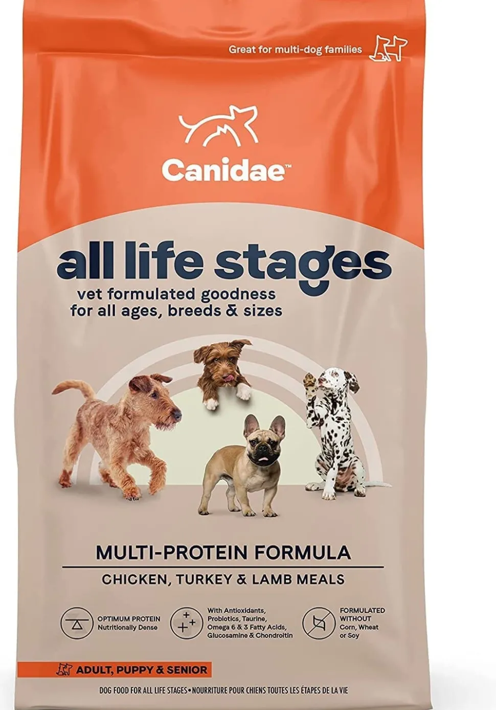 Canidae All Life Stages Multi-Protein Dry Dog Food - Chicken and Turkey - 15 Lbs