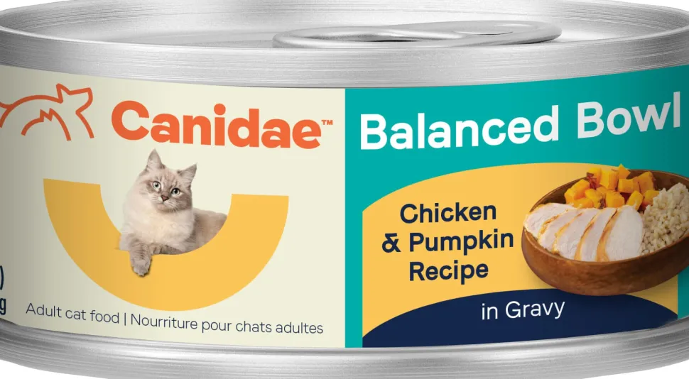 Canidae Balanced Bowl Cat Wet Food Canned Cat Food - Chicken/Pumpkin - 3 Oz - Case of 24