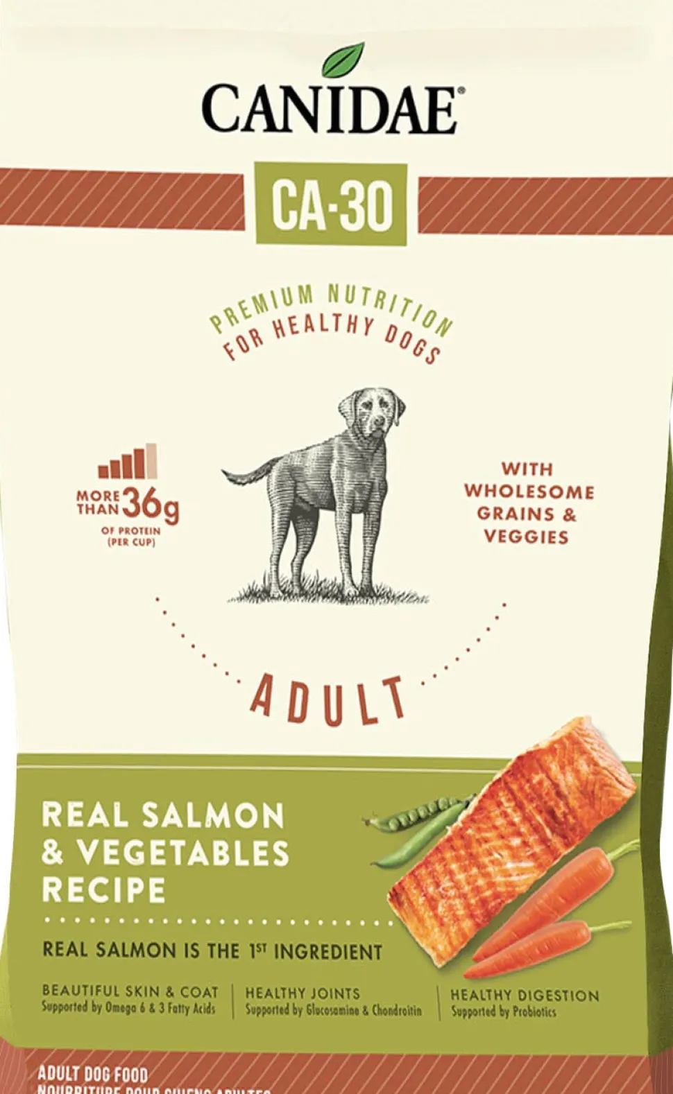 Canidae Ca-30 Recipe Dry Dog Food - Salmon/Pea/Carr - 7 Lbs