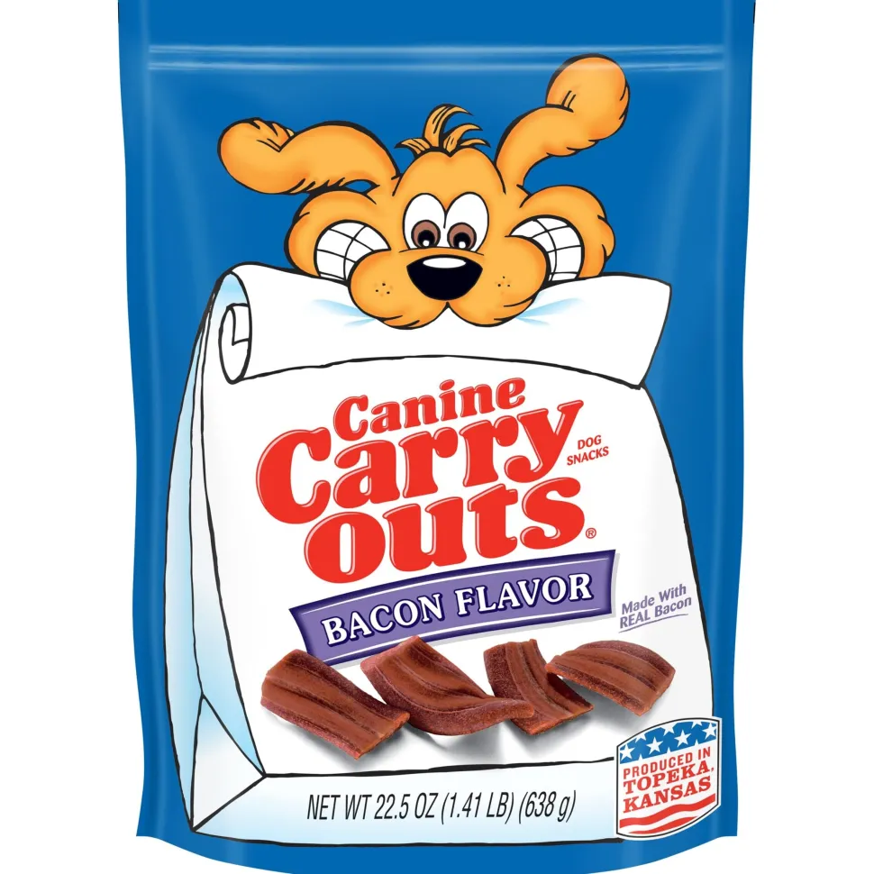 Canine Carry Outs Bacon Flavor Dog Treats - 22.5 Oz